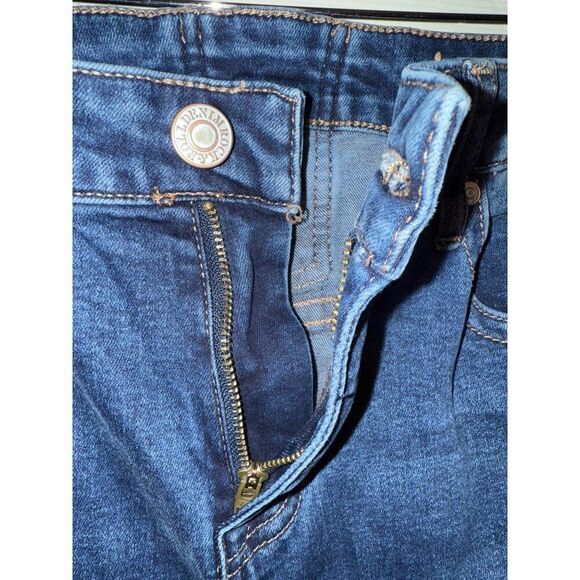 Rock & Roll High Rise Flare Jeans With Lace Up Back Size 28X34 - Picture 5 of 12